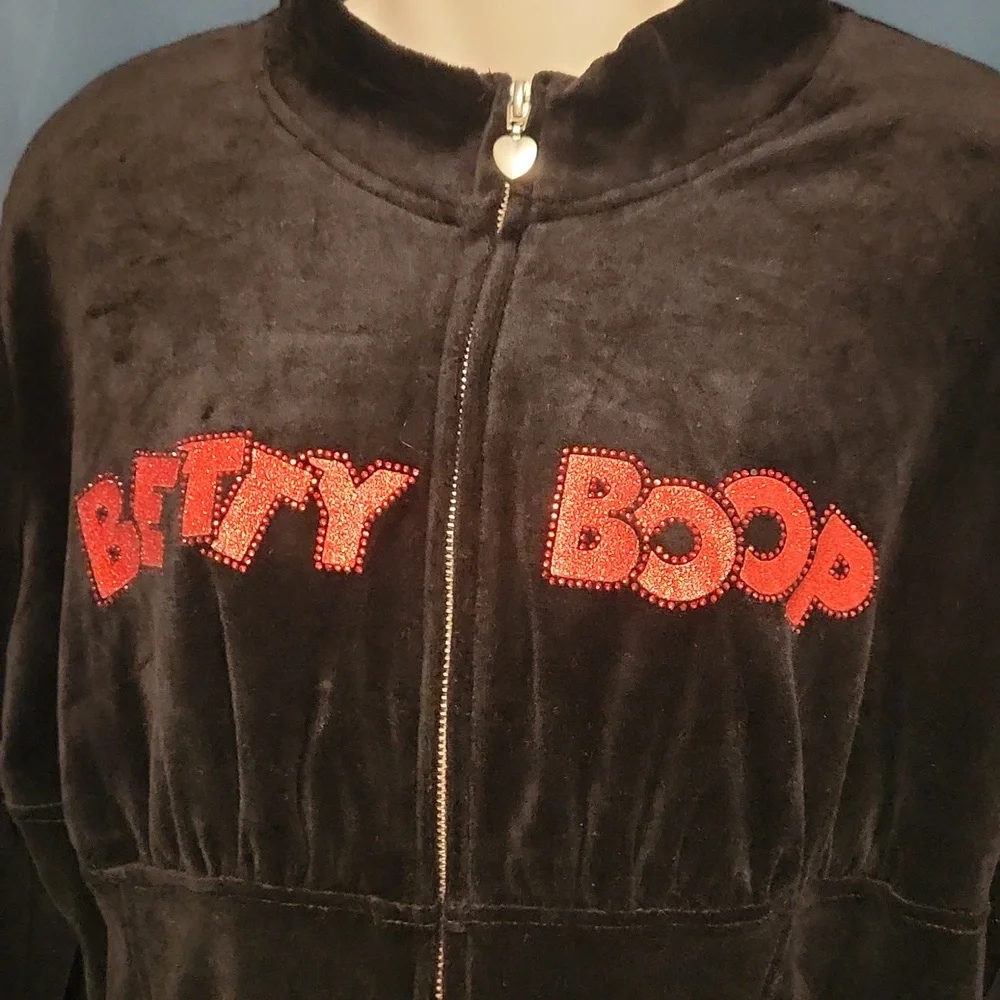 ⚜️Dolls Kill x Betty Boop "Such A Flirty Toon" Zip Up Corset Sweater/Jacket, 1X - Picture 7 of 15